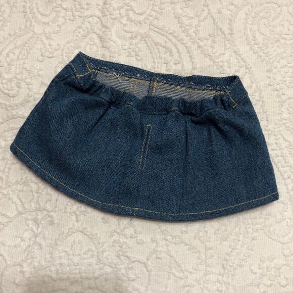 Build a Bear Denim Skirt and MLB Houston Astros Baseball Top - Picture 8 of 9